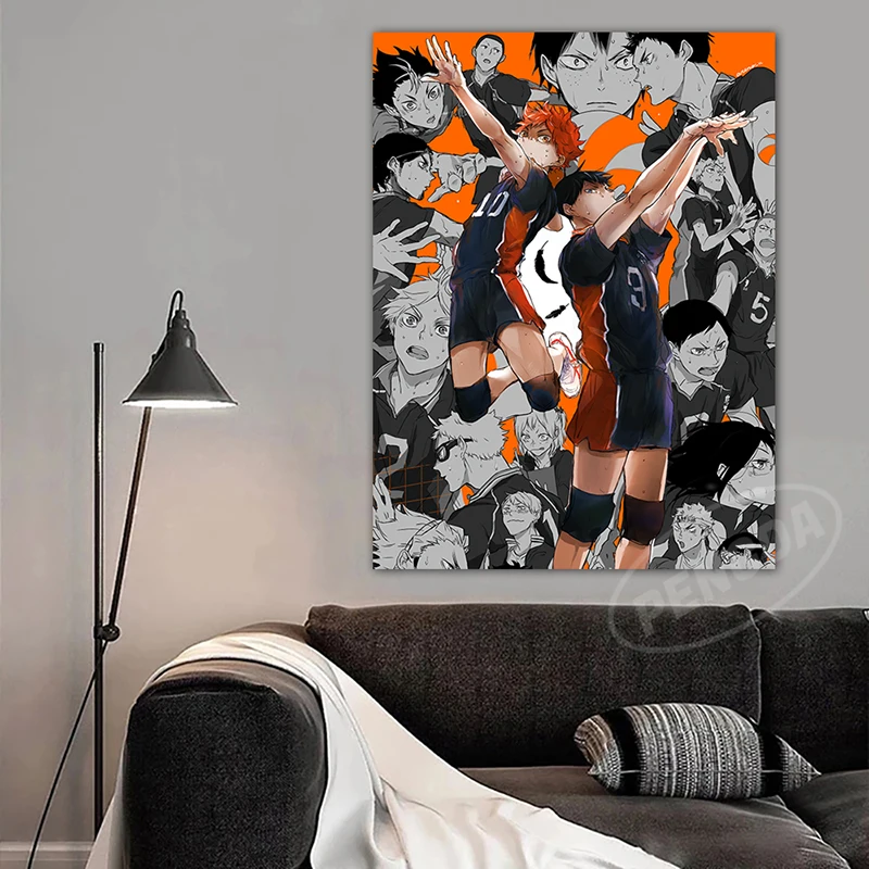 VGFD Haikyuu Anime Comic Art 4k HD Poster Decorative Painting Canvas Wall  Art Living Room Posters Bedroom Painting 24x36inch(60x90cm) : :  Home & Kitchen