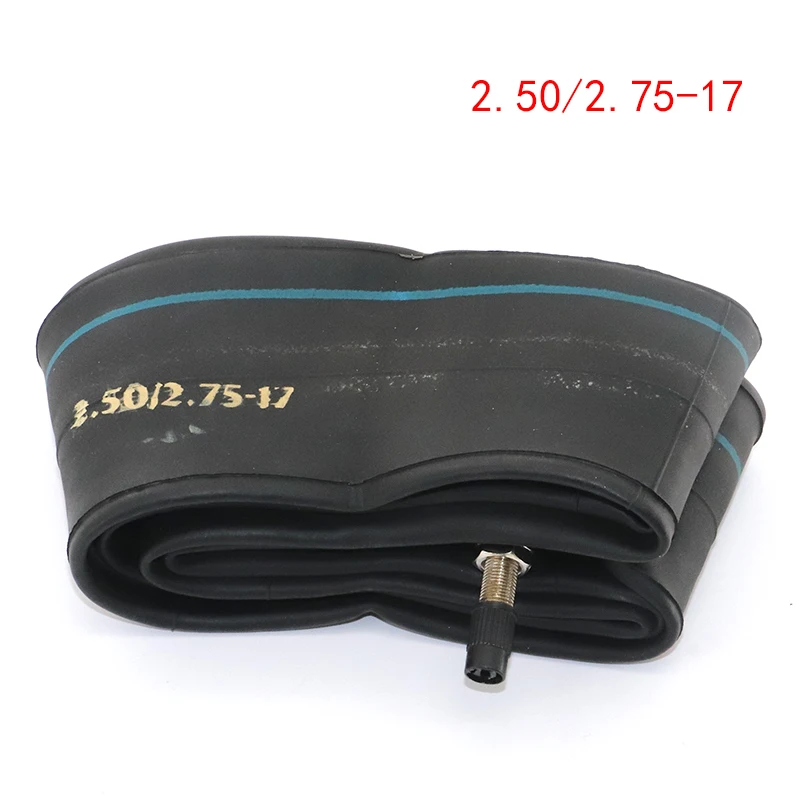Durable Rubber Straight Valve Motorcycle Inner Tubes - Various Sizes