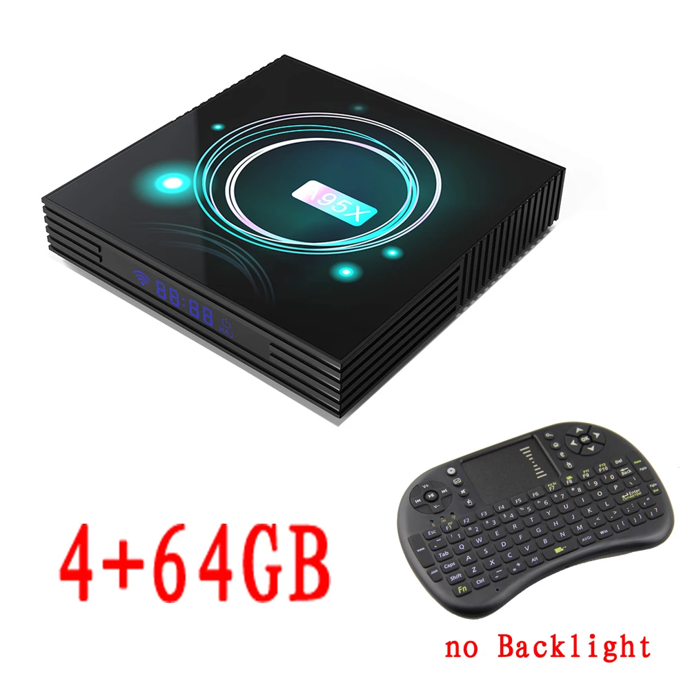 Белый A95X F3 slim tv Box Android 9,0 4 ГБ 32 ГБ 64 Гб 8K HD 2,4/5,0G WiFi медиа-проигрыватель Google Android tv Box с пультом дистанционного управления - Цвет: Белый