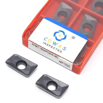 

APMT1604 M2 MP1025 Finishing Carbide Insert Milling Turning Tool Blade APMT 1604 CNC Lathe Cutting Tools For BAP400R Tool Holder