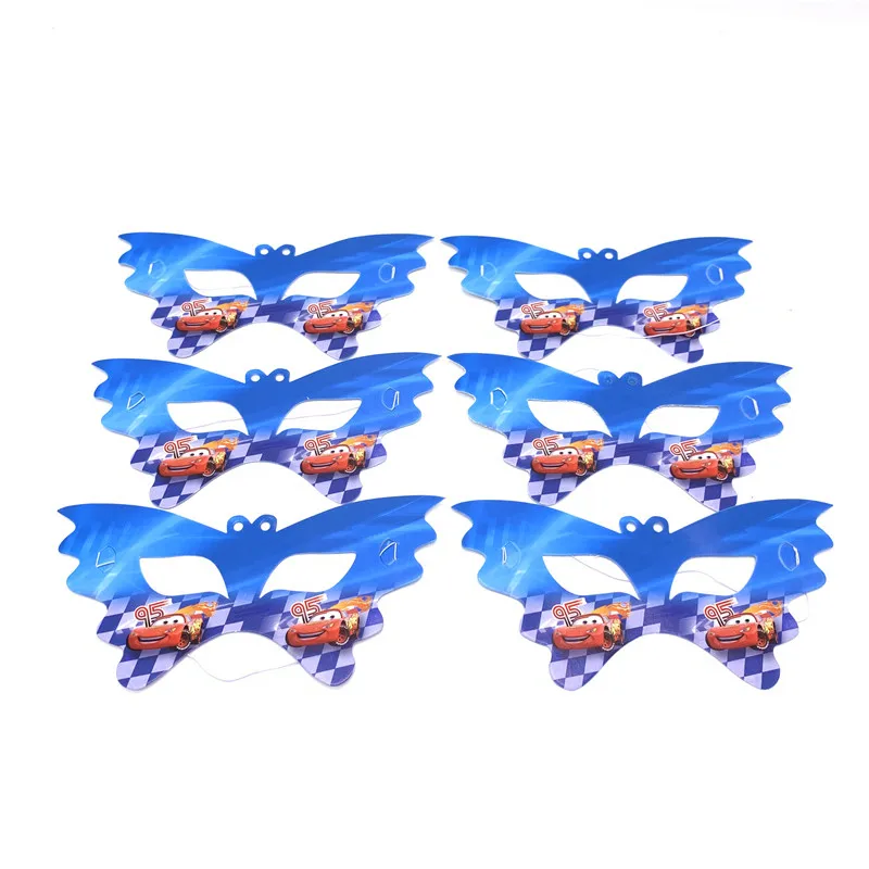 mask-10pcs Disney автомобили вечерние поставки детские украшения для детей мальчик набор disney автомобили день рождения тема воздушные шары Торт Топперы баннер чашки тарелки - Цвет: mask-10pcs