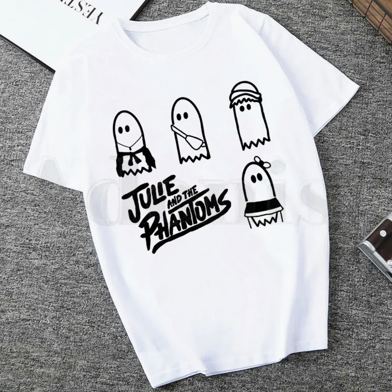 Футболка Julie and the Phantoms Ulzzang женская футболка женские топы с коротким рукавом