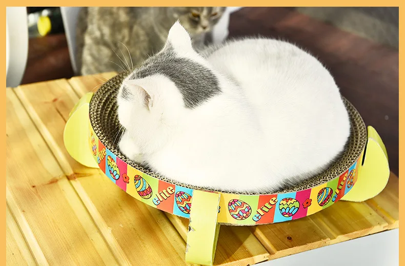 Кошачье гнездо, Когтеточка для кошек, Когтеточка для кошек, круглое гнездо, бумажная Когтеточка для кошек, гофрированная Когтеточка для кошек, игрушка для кошек, скребок для кошек
