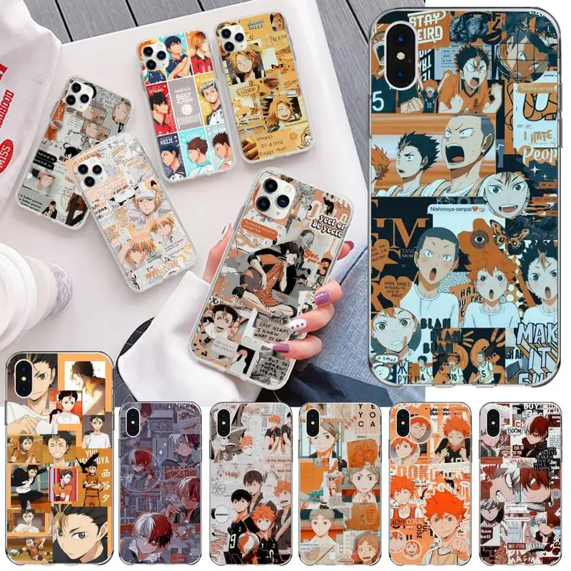 HPCHCJHM Nishinoya Yuu Haikyuu! Мягкий силиконовый чехол из ТПУ для телефона iPhone 11 pro XS MAX 8 7 6 6S Plus