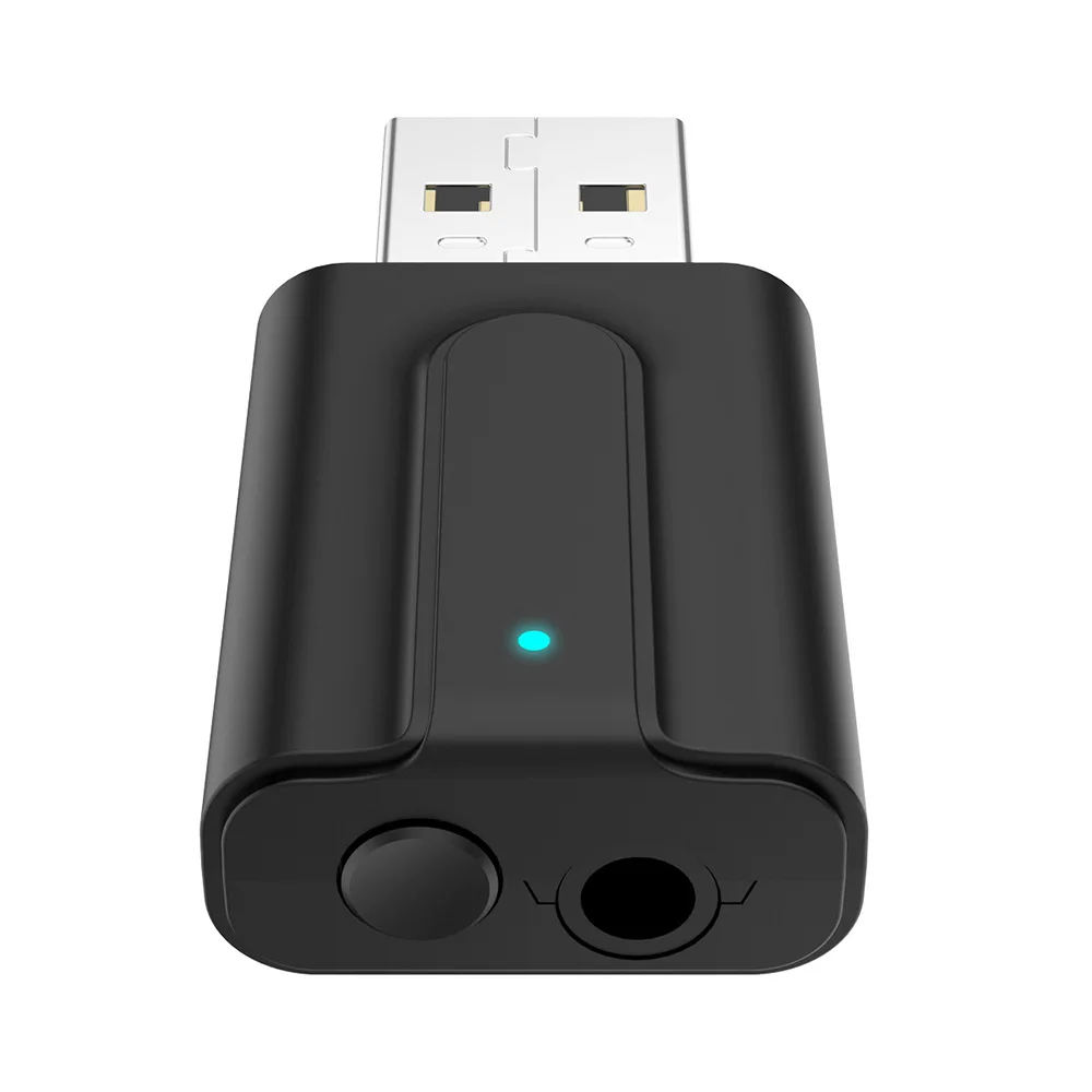 Наушники стерео музыка USB аудио адаптер автомобильный AUX беспроводной динамик 3,5 мм разъем автомобильный аудио кабель Bluetooth передатчик приемник
