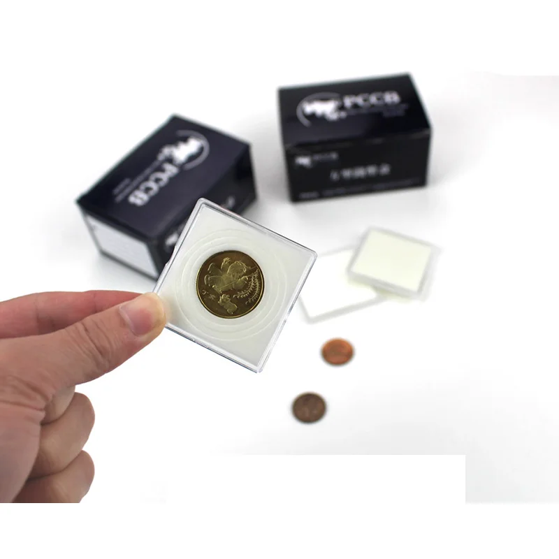 A Square Acrylic Coin Box-Small Size 