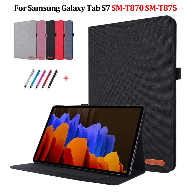 Чехол для Galaxy Tab S7 чехол T870 T875 ковбойский книжка с подставкой планшета Samsung 11