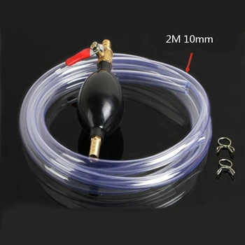 

Petrol Gas Hand Primer Pump In-line W/ 2m*10mm Fuel Hose For Car Motorcycle Boat