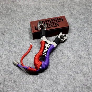 

Dual-purpose slingshot catapult card ball traditional stainless steel single card composite catapult hunting