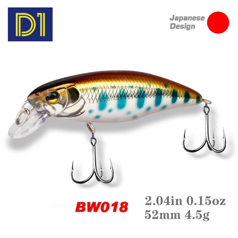 Bassland X 52 акробата SINIKING MINNOW приманки для ловли рыбы УФ фильтр мм с 4 5g искусственные