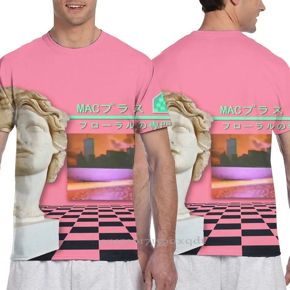 Macintosh Plus 420 Мужская футболка женская с принтом Футболка коротким рукавом для