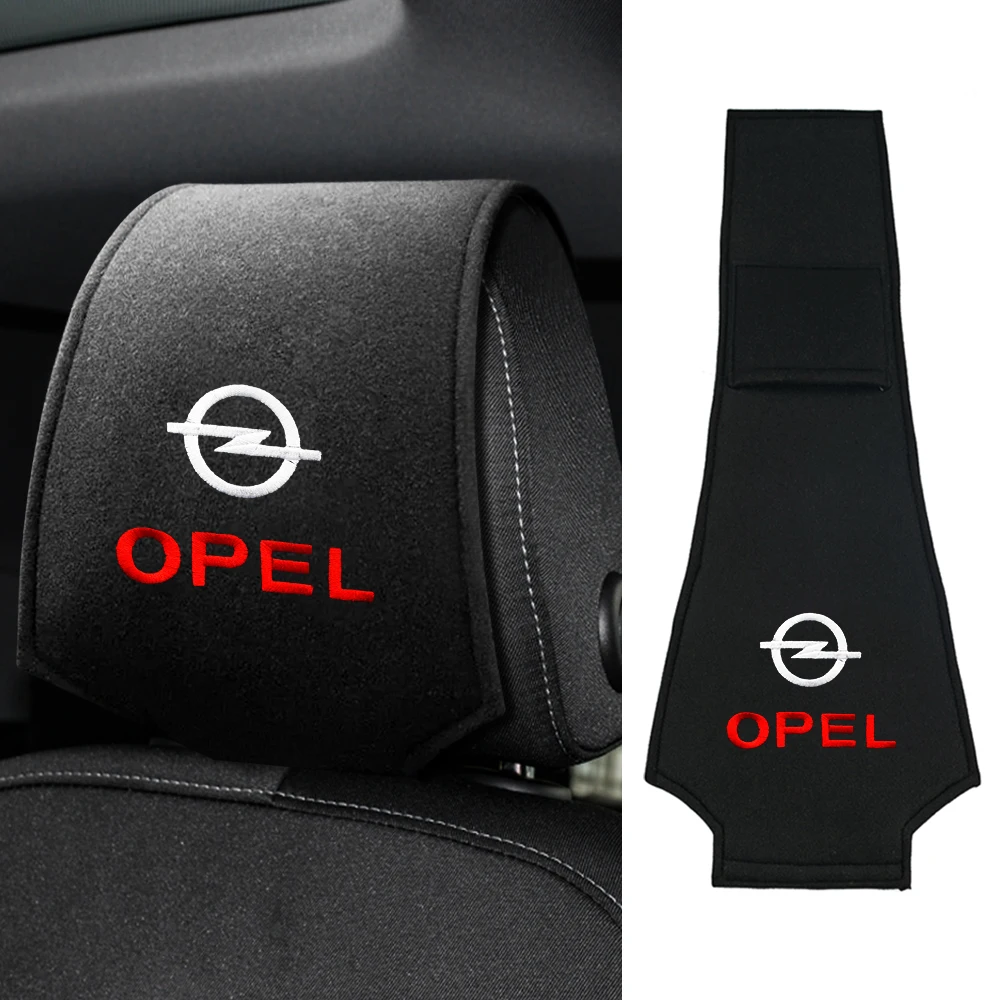 

Car Headrest Cover Seat Neck Mat Sleeve Auto Pillow Protector Case Accessories For Opel Astra J H G Insignia Mokka Corsa Styling