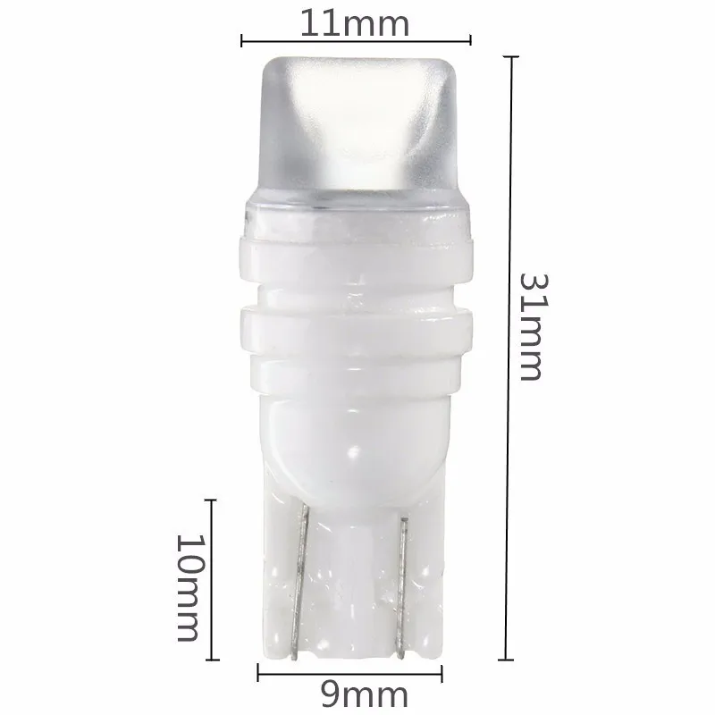 Напрямую от производителя продажи керамический небольшой Свет T10 2835 3smd плоский объектив Автомобильный светодиодный широкая лампа подсветки номерного знака