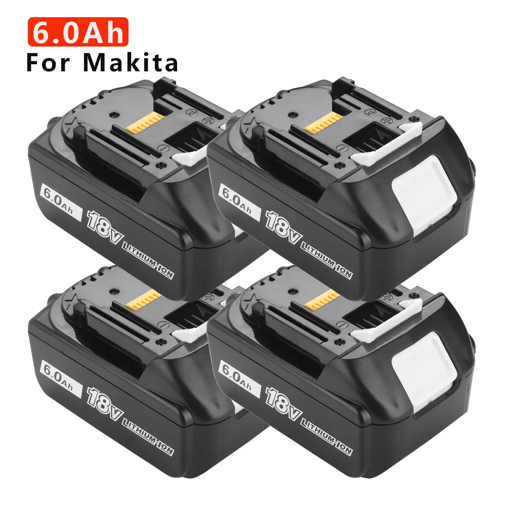 BL1860 Перезаряжаемые Batteries18V 6000 мА/ч литий-ионный аккумулятор для Makita 18v Батарея 6Ah