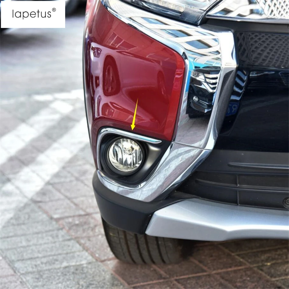 Chrome Accessories For Mitsubishi Outlander-Front Rear Fog Light Ring Head Lamp Eyelid Eyebrow Molding Cover Trim window door cover trim,car headlight cover,car headlamp cover,car fog light cover