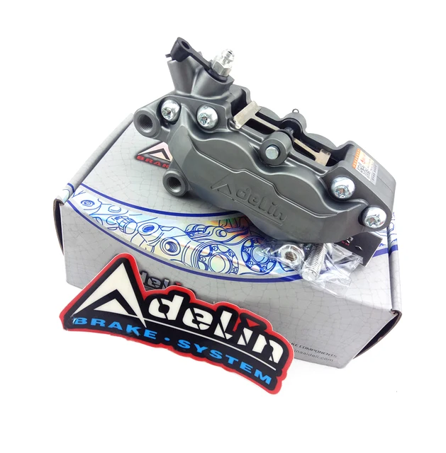 Adelin ADL-7 hf6/f101 pinças de freio a disco da motocicleta pinça de freio à direita esquerda 4 pistão 40mm para bws rsz cnc cbr 1000 3