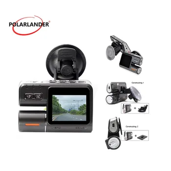 

Poetable I1000 Car DVR Dual Lens Camcorder Dash Cam Rear View Camera for Vehicle in Dash Night Vision 170 Degree Wide-View-Angle