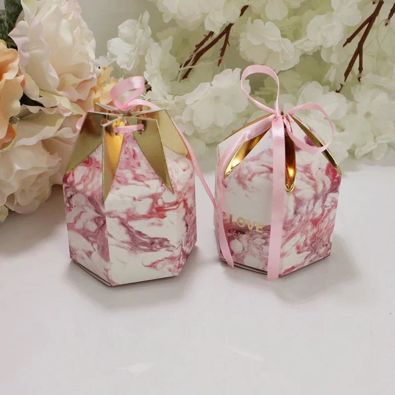 

10pcs Favor Candy Gift Boxes 7x4x9cm Wedding Party Baby Shower Candies Box Sweet Love Sugar Box Decor