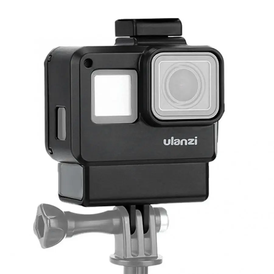 Ulanzi V2 защитный чехол, адаптер для микрофона для Gopro Vlogging Cage для Gopro Hero 7 6 5 с расширенным портом