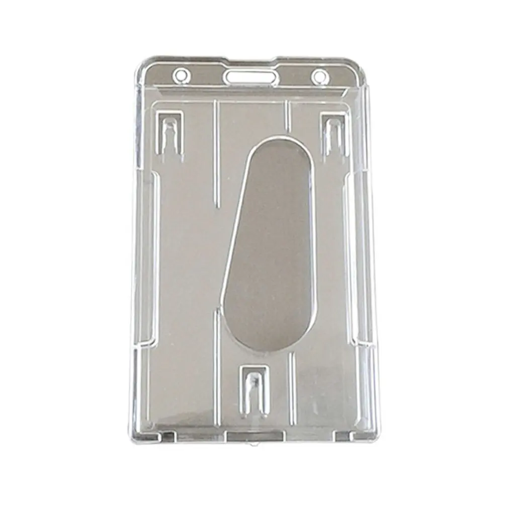 Access Control Card Holder Transparent Plastic Card Holder BR57HHRJYTB