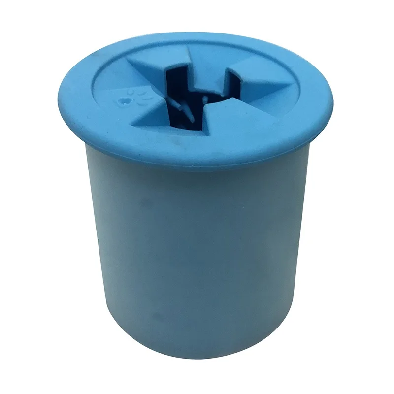 ПЭТ портативный Очищающая чашка для ног с мягкая силиконовая кисть для котенка кошачьи лапы стиральный инструмент zh1 - Цвет: L