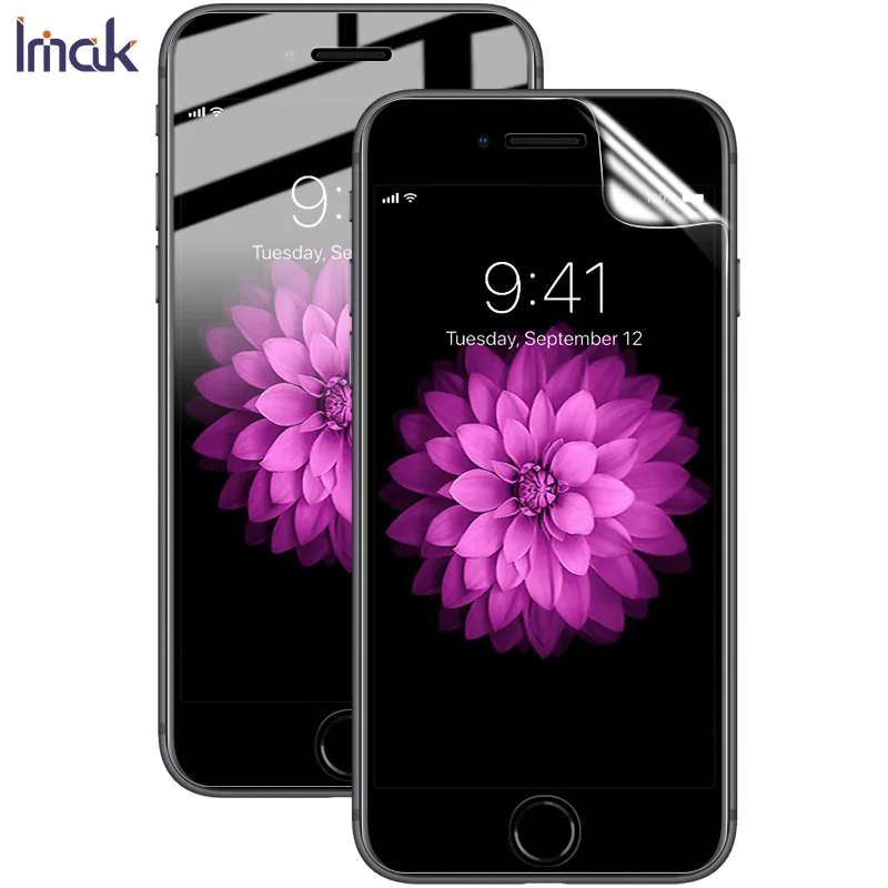 Прозрачная Гидрогелевая тонкая пленка Imak 2 шт. для Apple iPhoneSE2 SE2 3D полностью