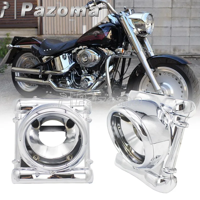 Для Harley полный комплект фар Nacelle передняя лампа отделка ведро для Sportster Dyna Road King XL 883 1200 FXD FXR 1987 Up