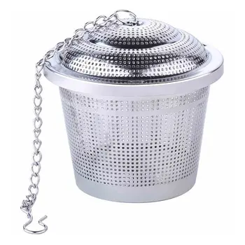 

Durable 304 Stainless Steel Supplies Seasoning Jar Tea Filter Tea Ball Halogen Ball Seasoning Ball Tea