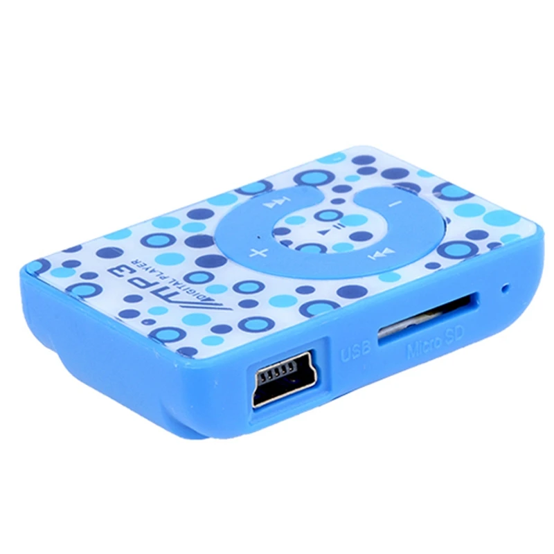 Мини-клип USB MP3 музыкальный медиаплеер с слотом для карт Micro TF/SD и наушниками