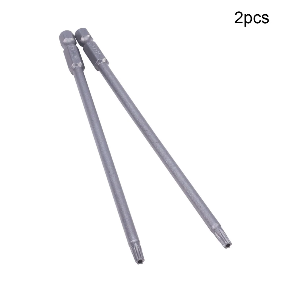Utoolmart 2/5 шт. отвертка бит S2 100/150 мм Длина 1/4 ''шестигранным хвостовиком Магнитная отвертка бит T8 T10 T15 T20 T25 T27 T30