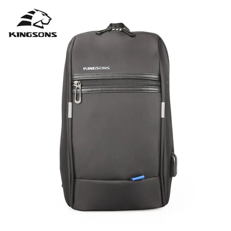

Kingsons Chest Bag Men's Crossbody Bag Small For Men For Single Shoulder Strap Bags