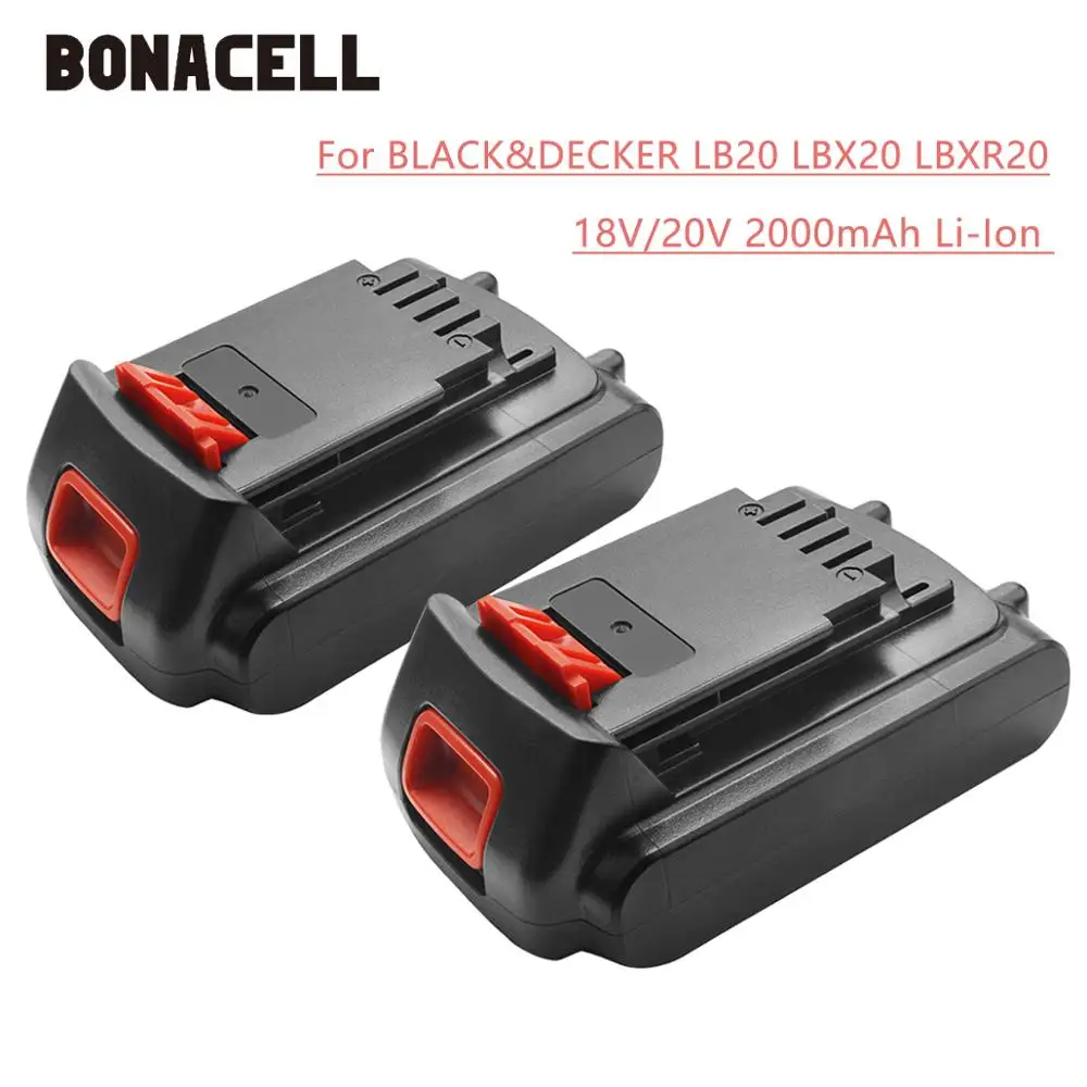 Аккумуляторная батарея bonacel 18 в/20 в 2000 мА/ч литий ионная аккумуляторная Сменный