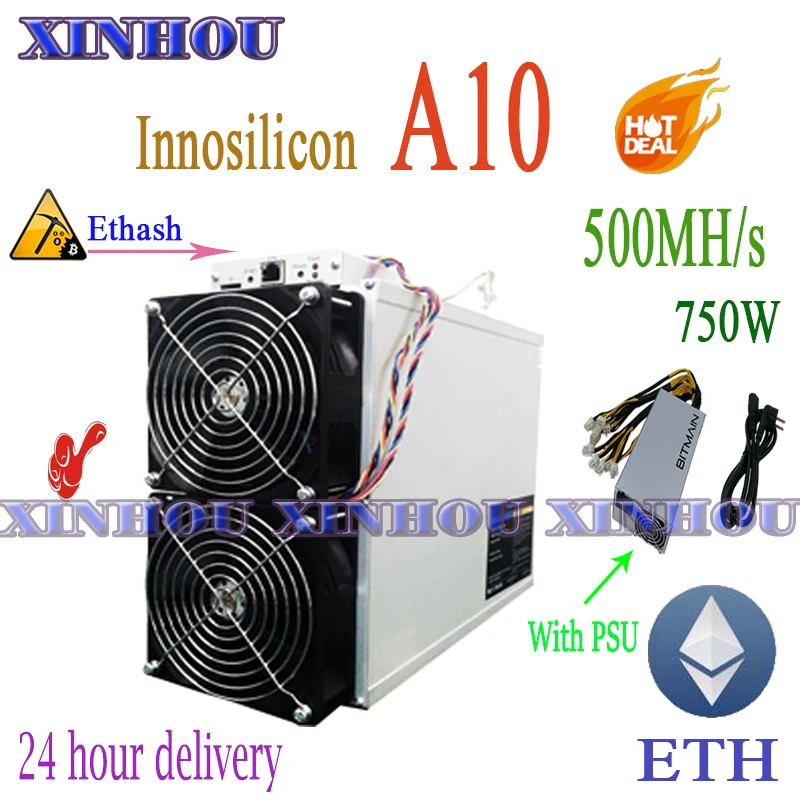 Майнер Asic Innosilicon A10 500MH/s Ethash с БП ETH и т. Д. Майнер лучше чем PandaMiner B3 Antminer E3 G2 T17 S9 M20S S17 T2T T3 Майнер Asic Innosilicon A10 500MH/s Ethash с БП ETH и т. Д. Майнер лучше чем PandaMiner B3 Antminer E3 G2 T17 S9 M20S S17 T2T T3