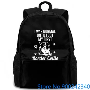 

Sorry I'm Late My Border Collie Was Sitting on Me Style Sexy Printing women men backpack laptop travel school adult