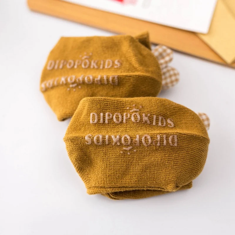 Носки для новорожденных мальчиков и девочек, Носки с рисунком из мультфильма мягкая подошва теплые нескользящие носки для малышей Дети Sokken T
