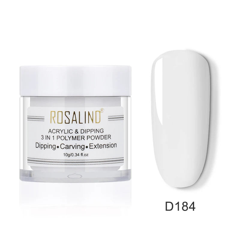 RPD184 ROSALIND Nail Glitter Dipping Powder Set of Nail Art Decorations Design all for Manicure Nail Dip Powder Set - Цвет: RPD184