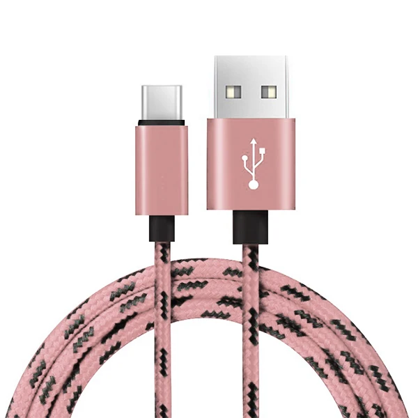 Зарядный кабель type-C для huawei mate 30 20 Pro P30 Lite P20 Nova 5 5i 5T Honor V10 V20 Быстрая зарядка USB-C шнур зарядного устройства - Цвет: Rose Gold