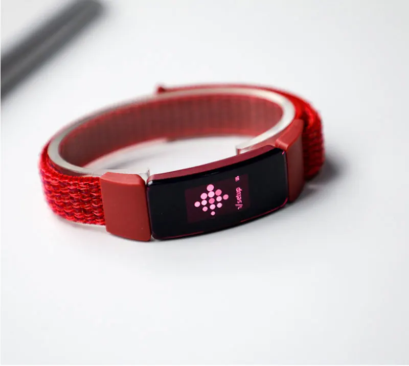 Fitbit inspire HR Band сменный Браслет для Fitbit inspire нейлоновый манжет ремешок на липучке браслет умные аксессуары