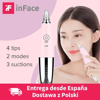 

10 Pieces / Lot InFace Blackhead Remover Skin Care Pore Vacuum Acne Pimple Removal Vacuum Suction Tool