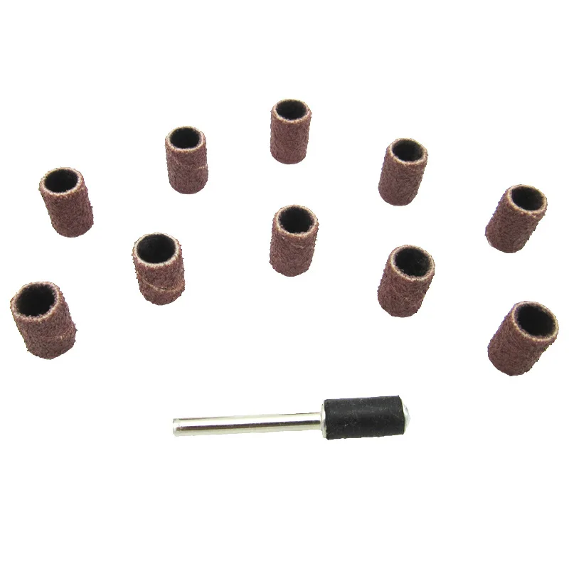 

[God Sail] Electric Grinding diao mo Accessories/Small Abrasive Paper Ring 10 + Small Rubber round 1 PCs