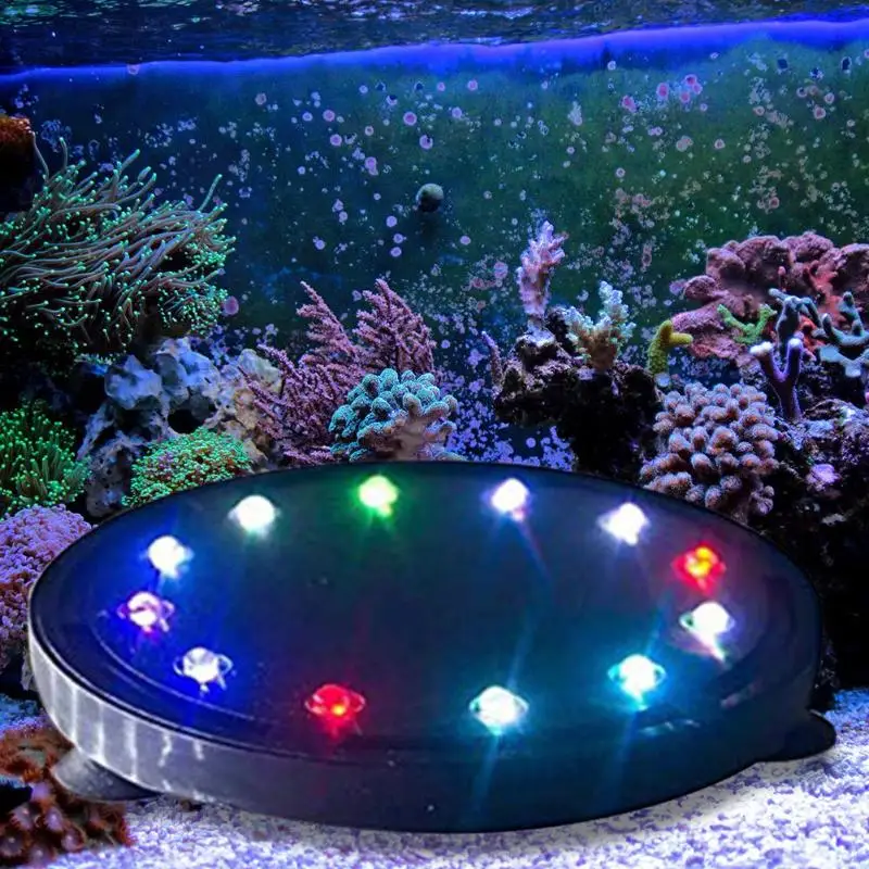 Водонепроницаемый 12LED аквариумный светильник погружной рыбный бак abs-штанга светильник водных лампа подводного украшения лампа