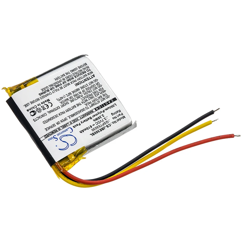 Cameron sino 610mah аккумулятор для JBL E45BT Everest Elite 300 Everest Elite E45BT GSP753030