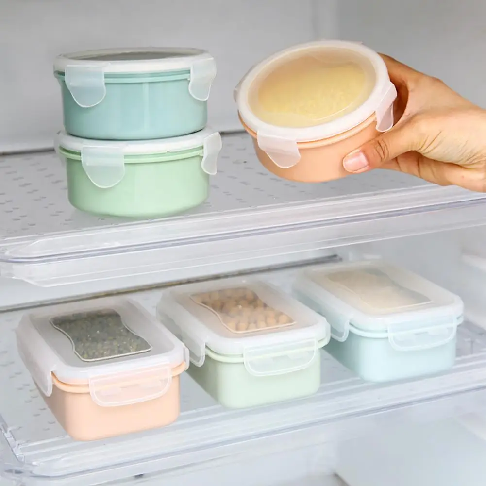 Bento Boxes, Mini Round Food Preservation Box, Kitchen Bento Box