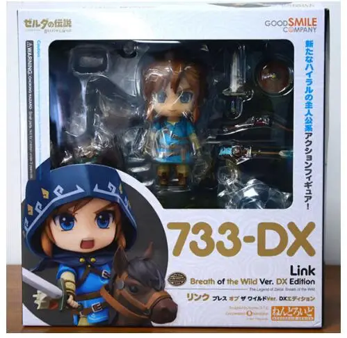 Zelda Legend открытое дыхание диких версия DX обычная версия ссылка Глиняная фигурка Мобильная кукла Гараж Комплект Модель