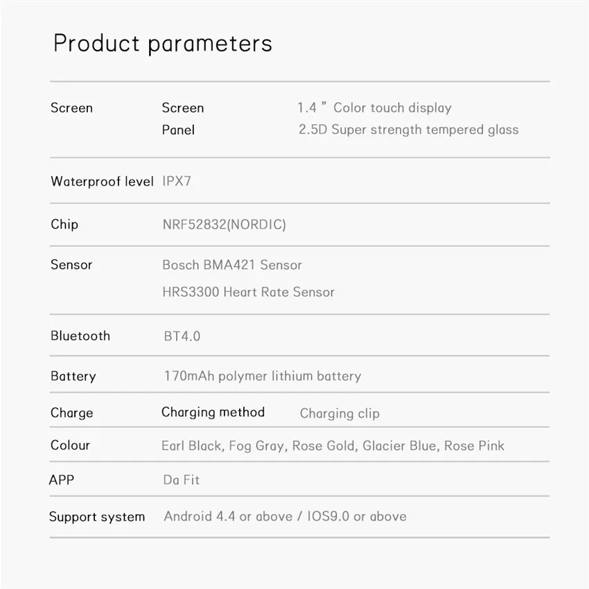 For apple huawei xiaomi smart watch P8 (22)