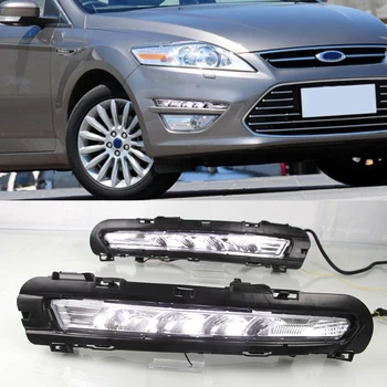 

Wholesale For Ford Mondeo 2011 2012 2013 DRL Driving Daytime Running Light LED DRL car styling lamp top quality guiding light