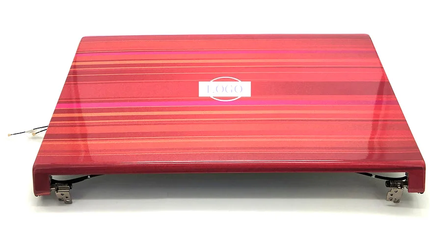 90% новых для Dell Studio 1555 1557 1558 ЖК-задняя крышка с петлями, кабели - Color: Red stripe designs
