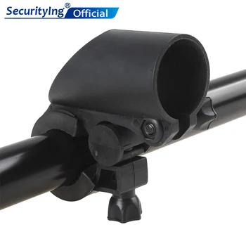 

SecurityIng Univesal 19 - 27mm Black Durable Bicycle Light Holder Lamp Clip LED Flashlight Torch Clamp Mount Bracket