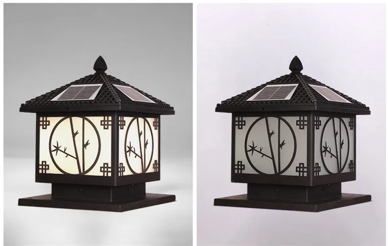 Outdoor Wall Lamps Waterproof Solar panel Modern Light Contemporary Creative Balcony Courtyard Corridor Villa Duplex Hotel