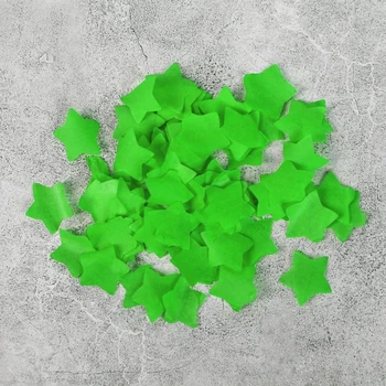 

Ball filler "Star confetti", 2 cm, paper, 500 g, green